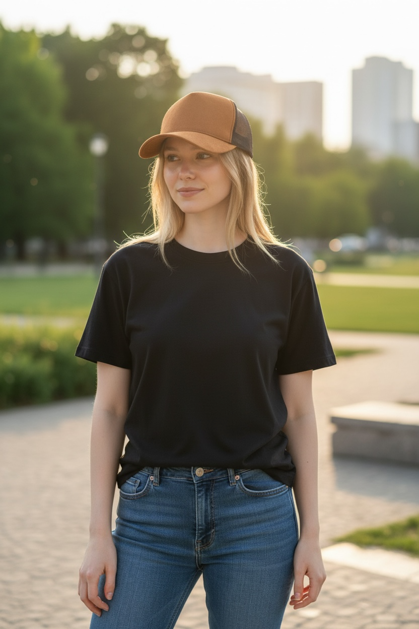 Trucker Cap Vegan Suede 