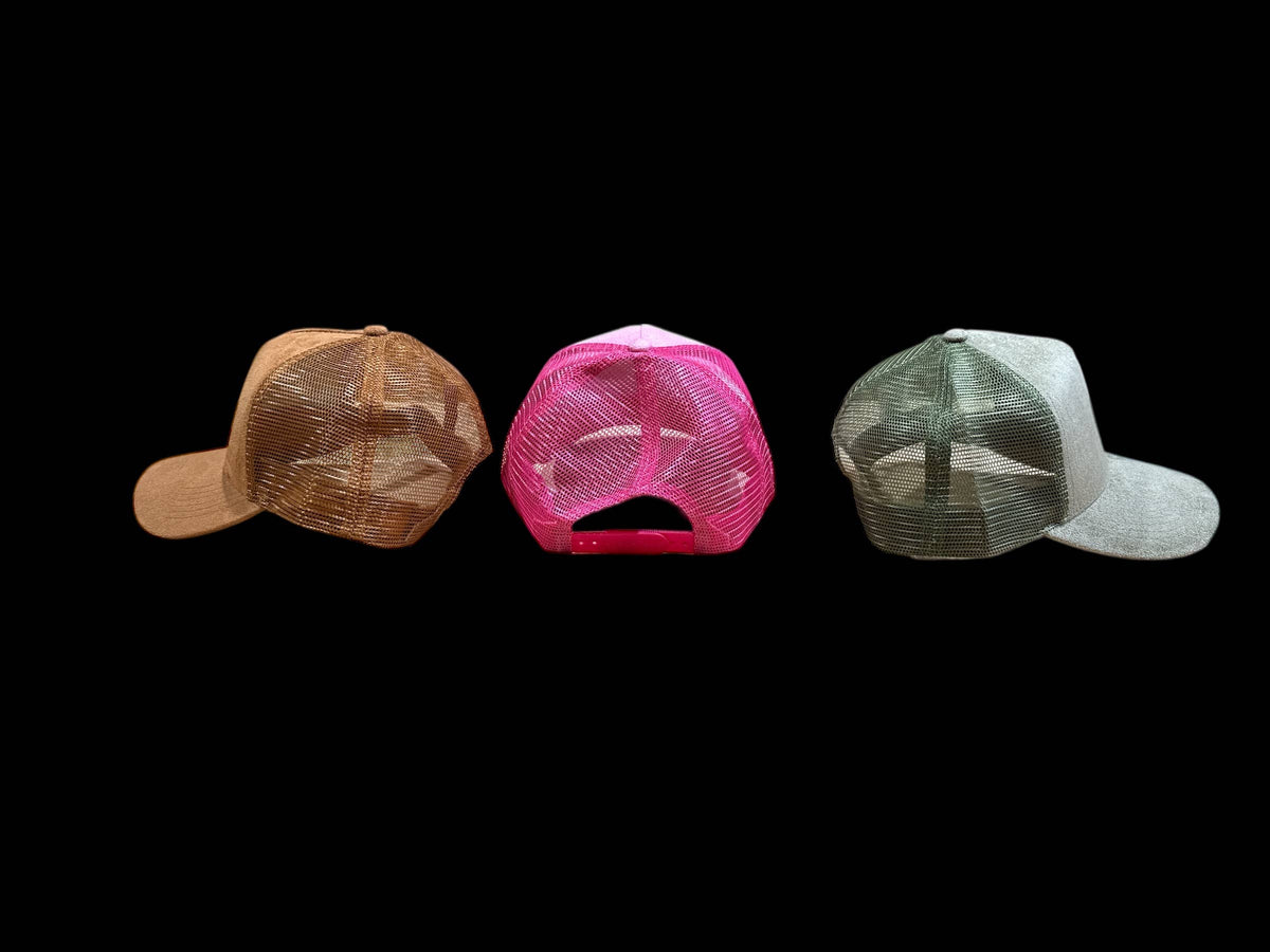 Trucker Cap Vegan Suede 