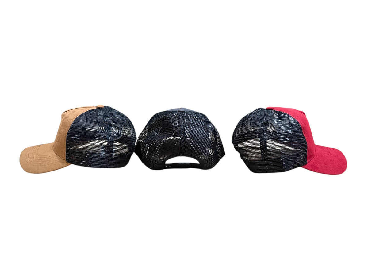 Trucker Cap Vegan Suede 