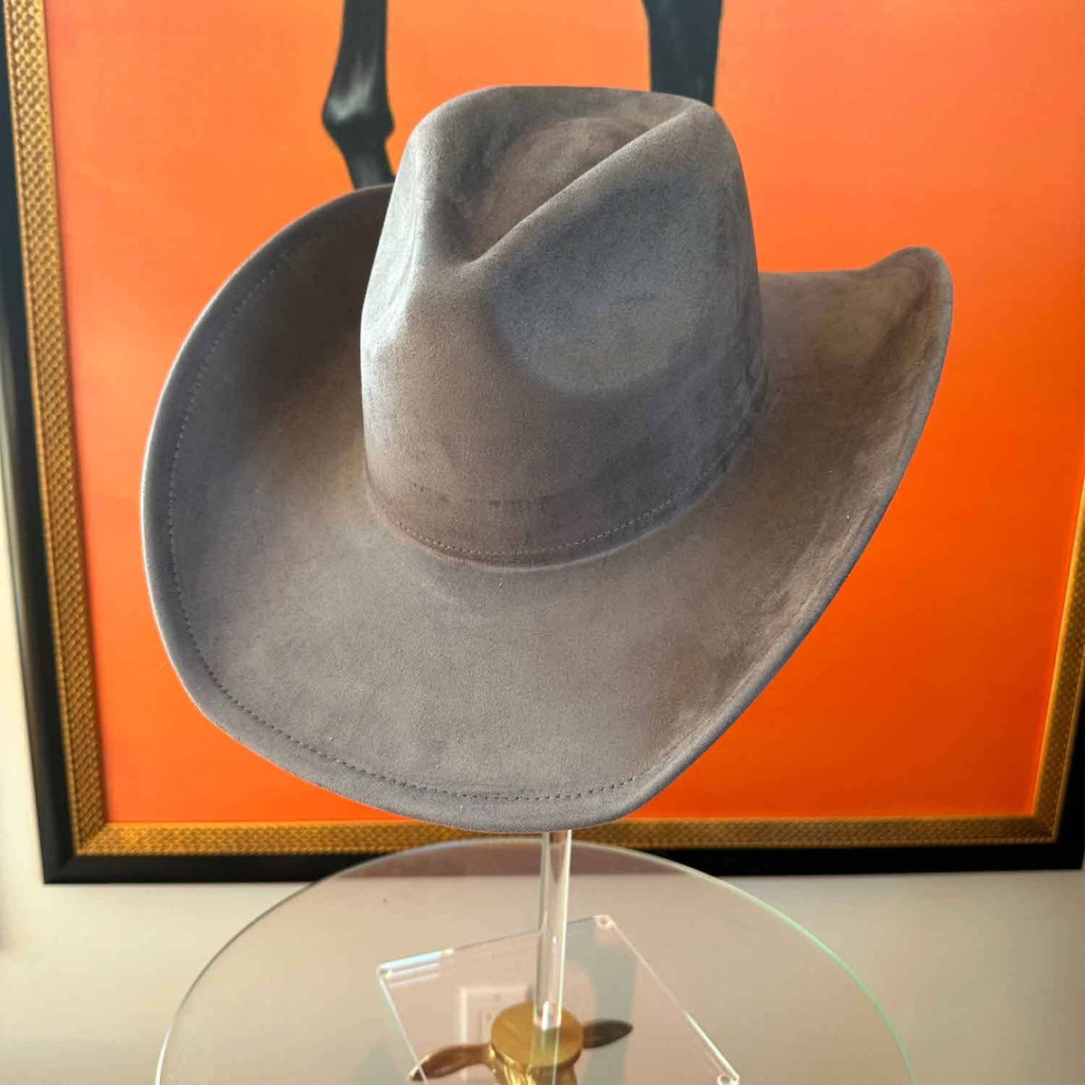 DIY Hat Burning Kit - Vegan Suede Cattleman Cowboy Hat