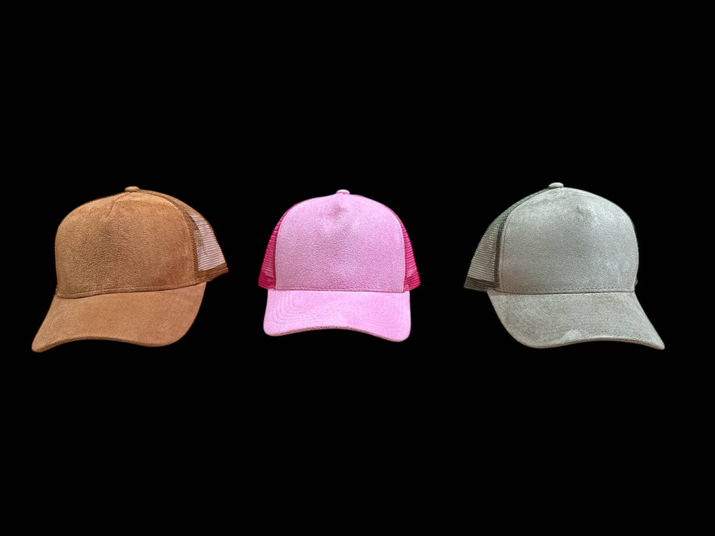 Trucker Cap Vegan Suede 
