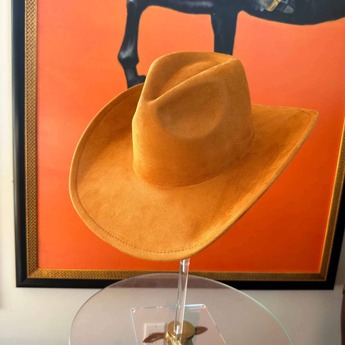 DIY Hat Burning Kit - Vegan Suede Cattleman Cowboy Hat