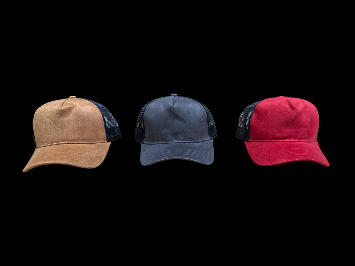Trucker Cap Vegan Suede 